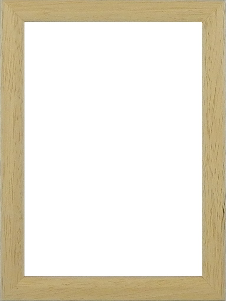 Picture Frame Square Box sm Natural Timber