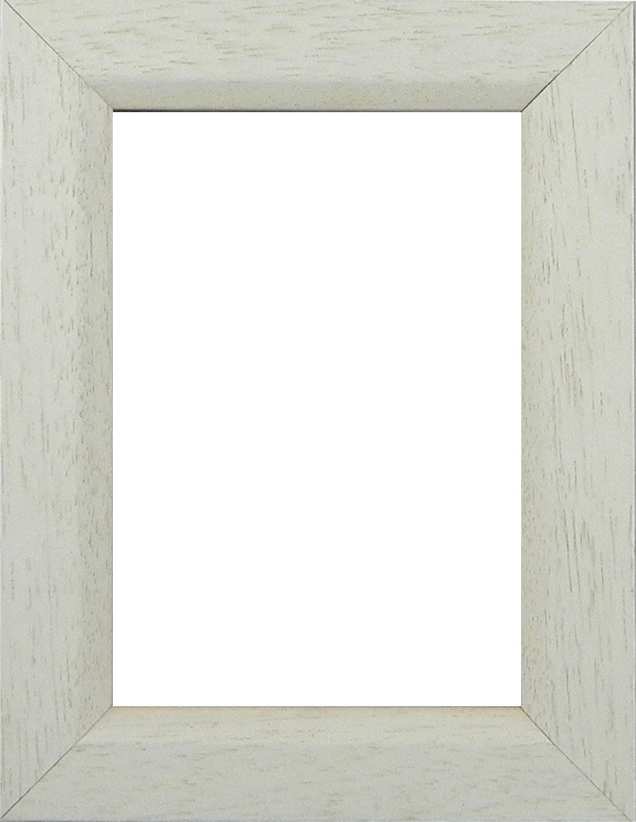 Picture Frame White Lime with chamfer medium
