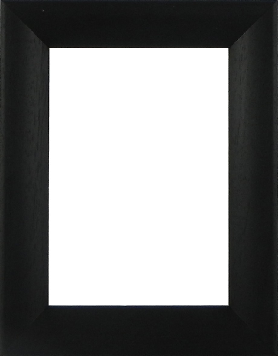 Picture Frame Bevel Washed Black
