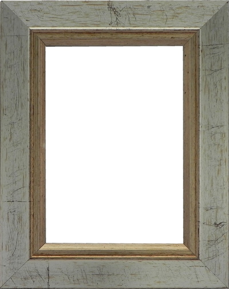 Picture Frame Rustic Antique Silver