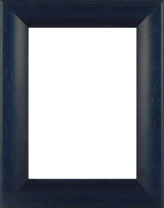 Picture Frame Bevel Washed Blue