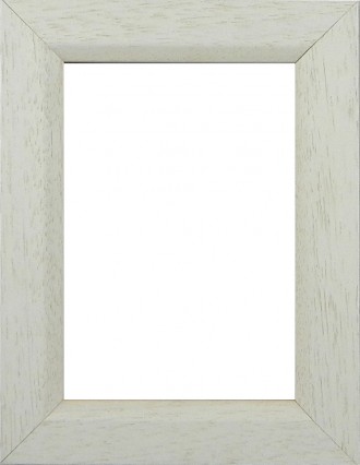 Picture Frame White Lime with chamfer medium