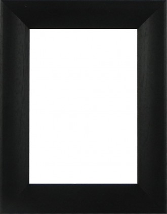Picture Frame Bevel Washed Black
