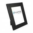 Photo Frame Black Scratched Grain