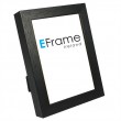 Photo Frame Black Open Grain