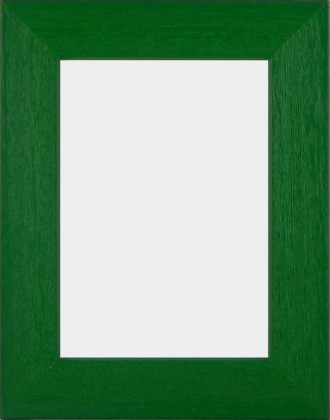 Solid Wood Scratched Grain Picture Frame Green
