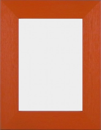 Solid Wood Scratched Grain Picture Frame Orange